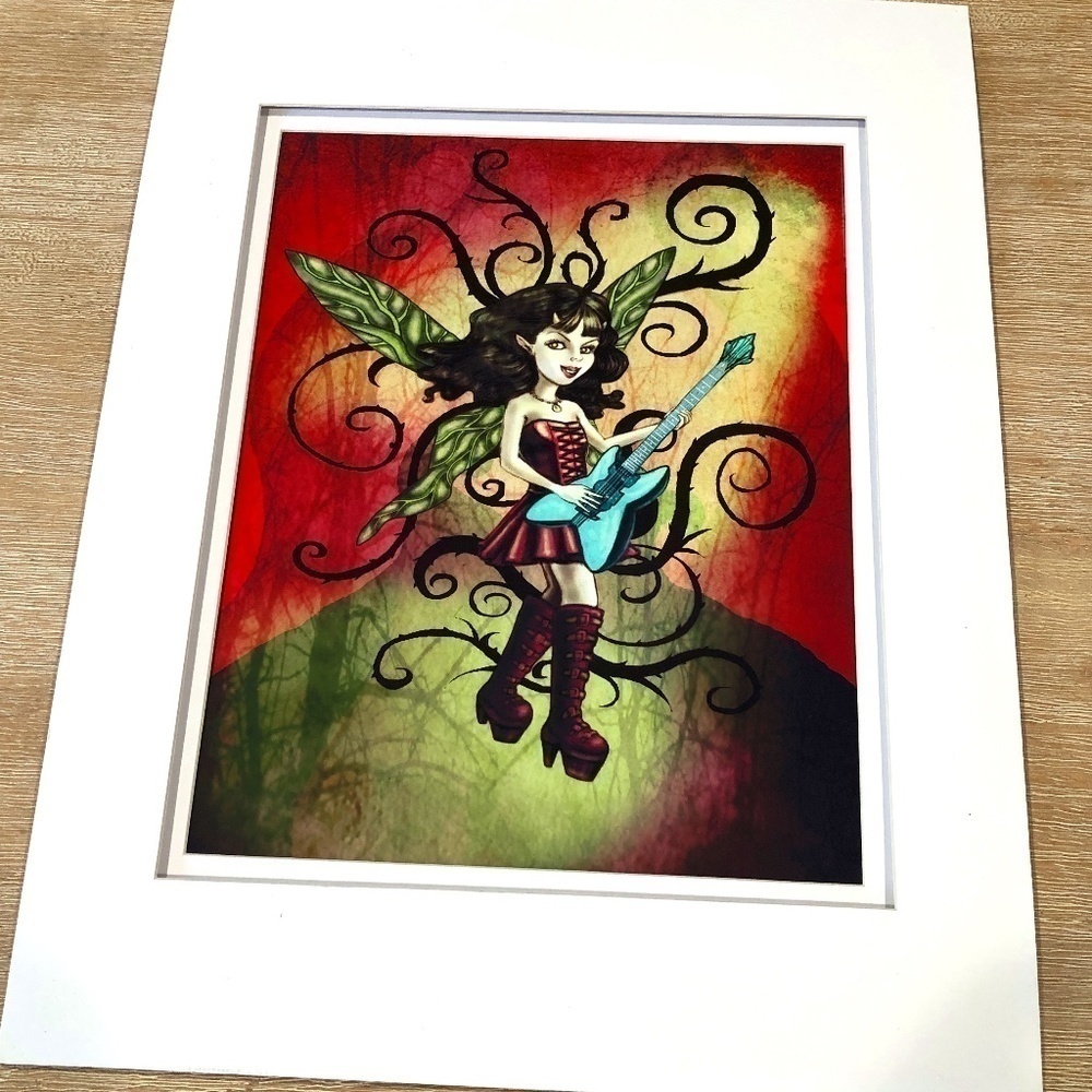 GOTH Rocker print, signed Diana Levin